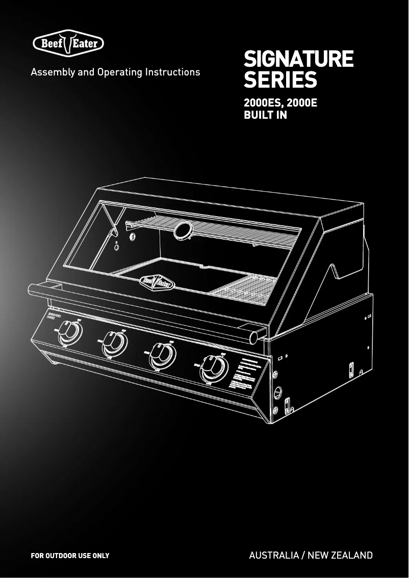 Página 1 del manual Manual de usuario BeefEater BSB2040SA