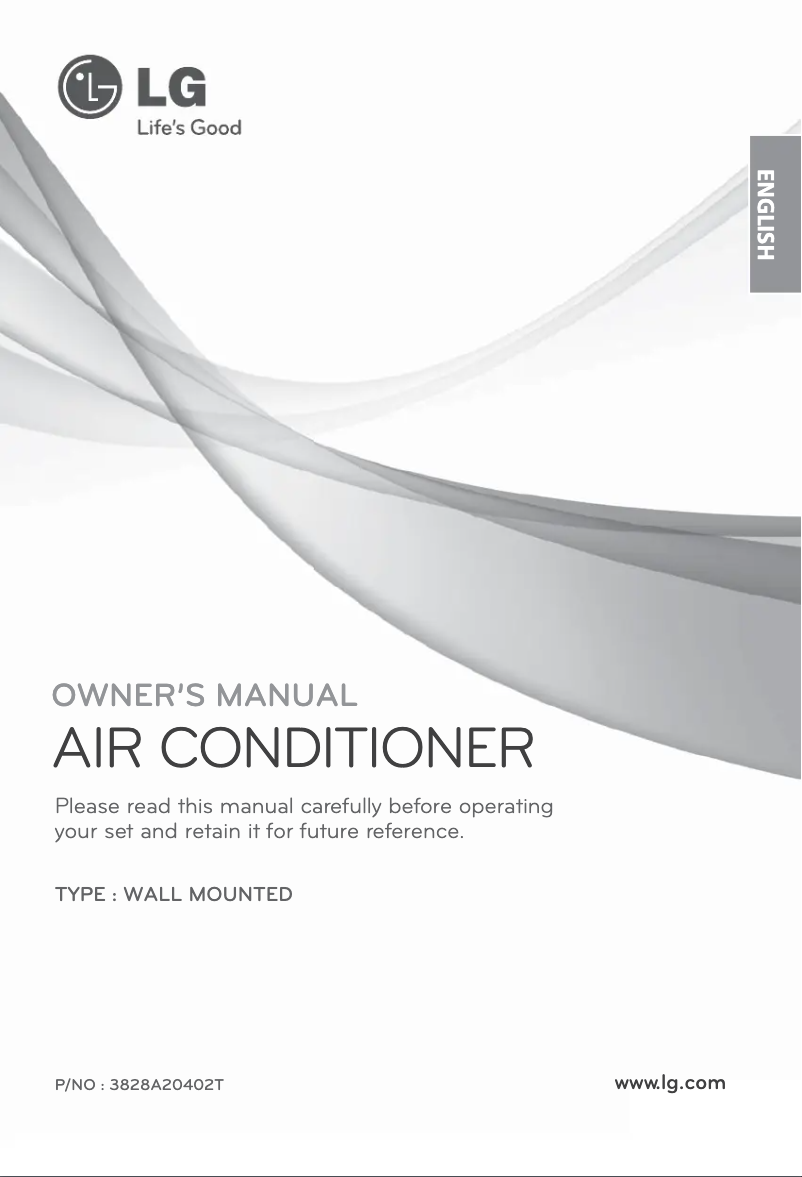 Page n°1 - Manuel utilisateur LG AS-H076QGA2
