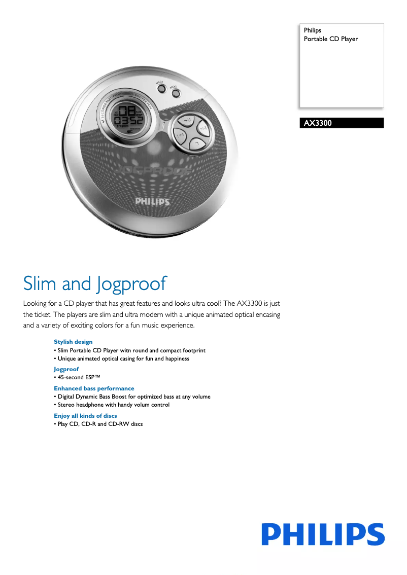 Image de la première page du manuel de l'appareil AX3300