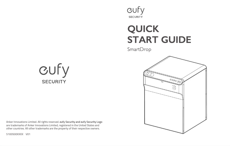 Page n°1 - Manuel utilisateur Eufy SmartDrop