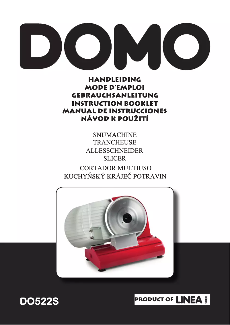 Image de la première page du manuel de l'appareil DO522S