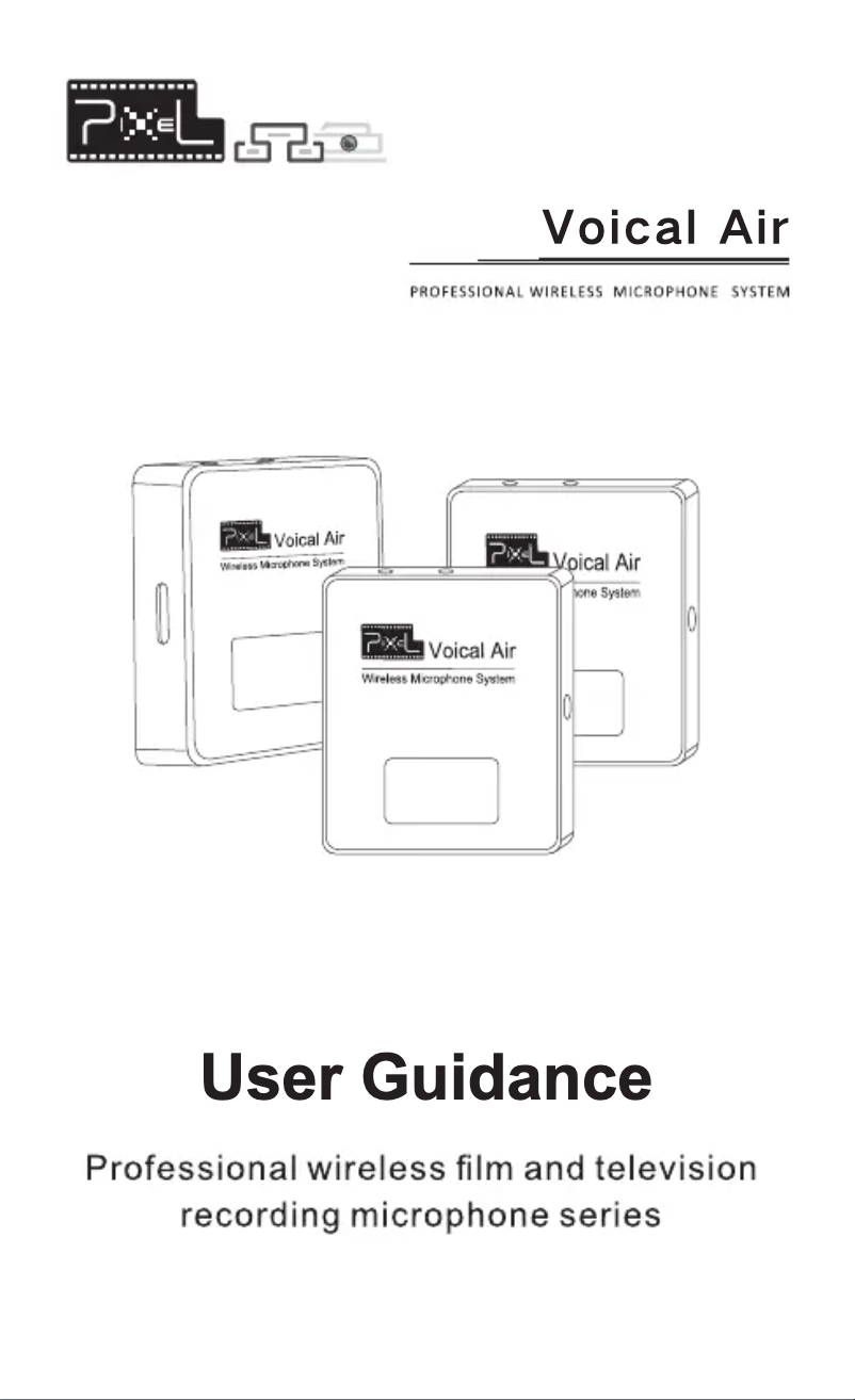 Imagen de la primera página del manual del dispositivo Voical Air 2