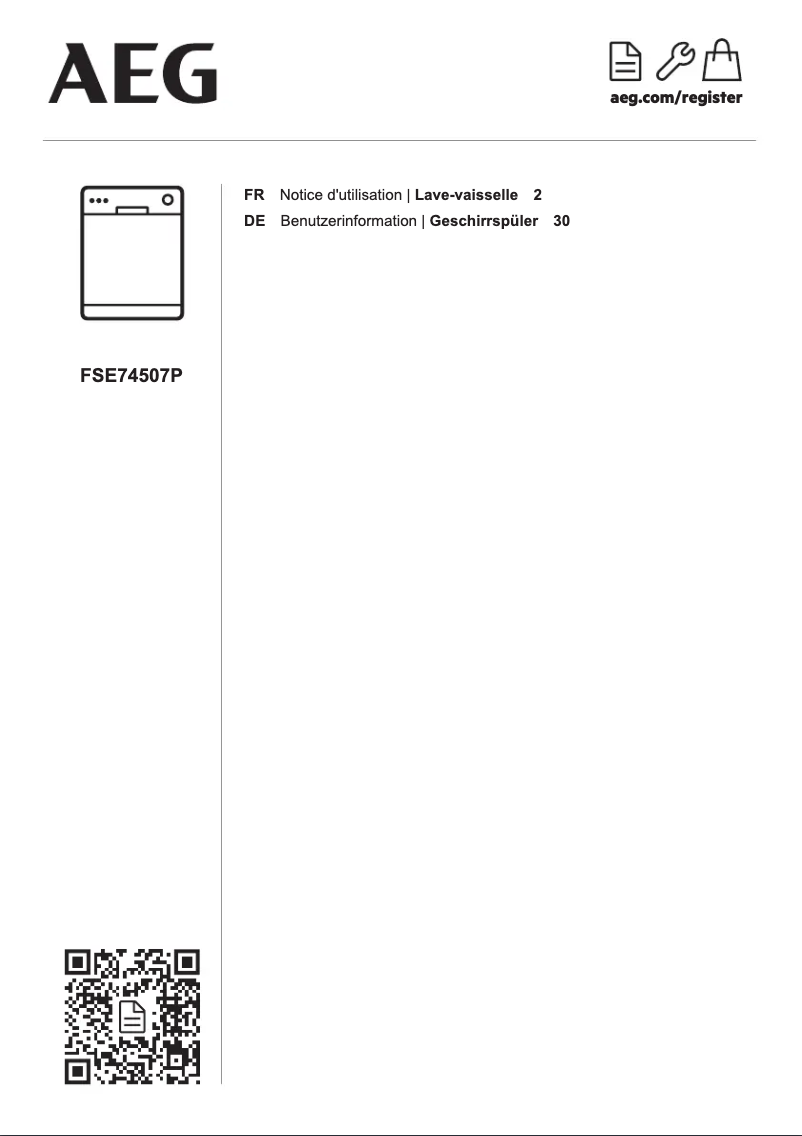 Página 1 del manual Manual de usuario AEG FSE74507P