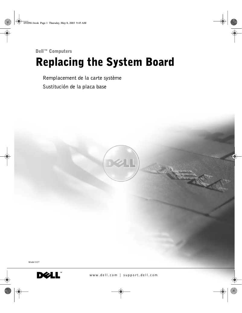 Image de la première page du manuel de l'appareil OptiPlex SX270
