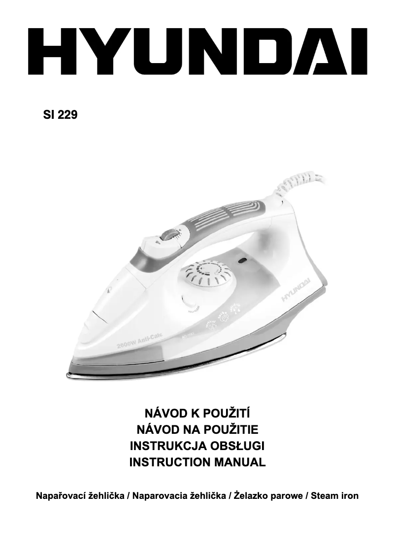 Página 1 del manual Manual de usuario Hyundai SI 229