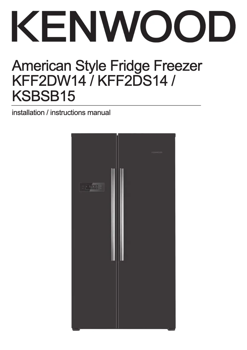 Page 1 de la notice Manuel utilisateur Kenwood KSBSB15