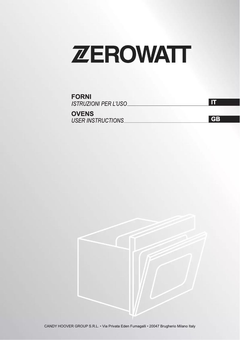 Image de la première page du manuel de l'appareil ZFFS100NX