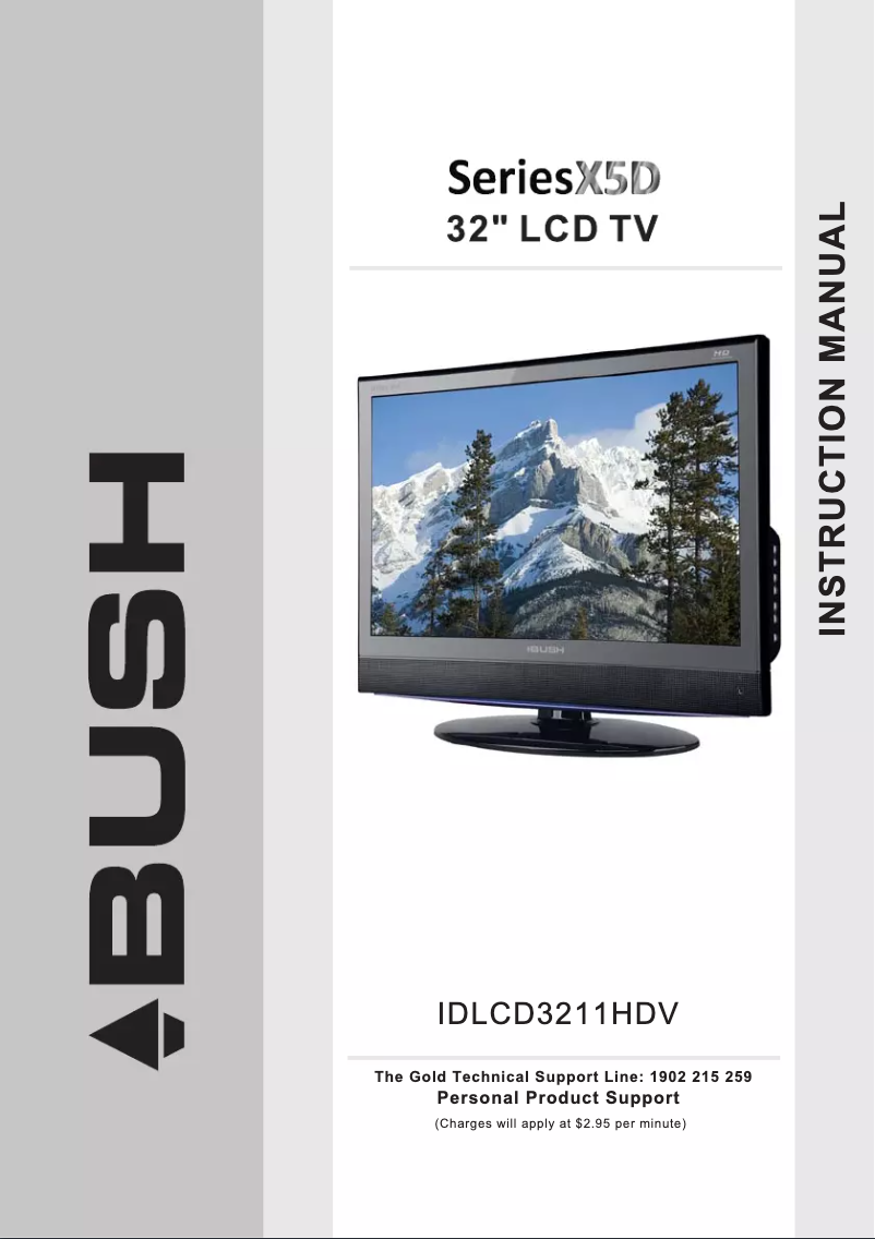 Page n°1 - Manuel utilisateur Bush IDLCD3211HDV