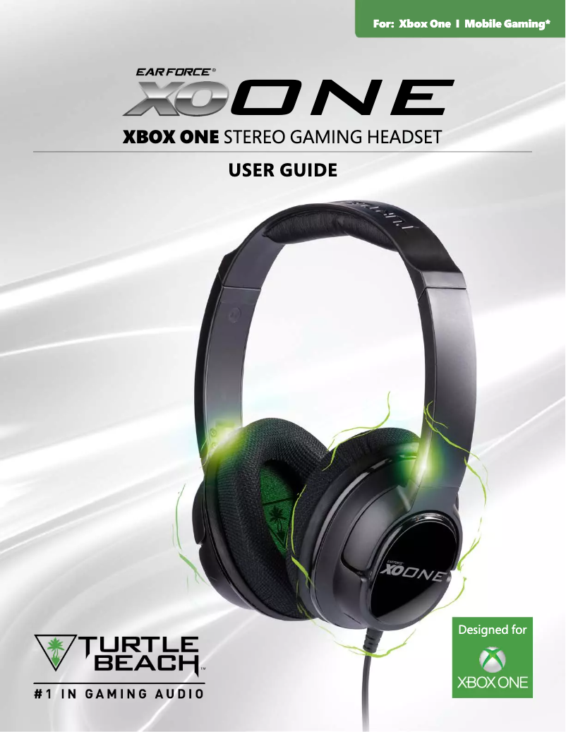 Page 1 de la notice Manuel utilisateur Turtle Beach TB022182
