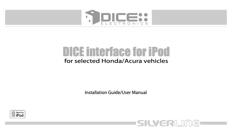 Page 1 de la notice Manuel utilisateur DICE R-4-5v