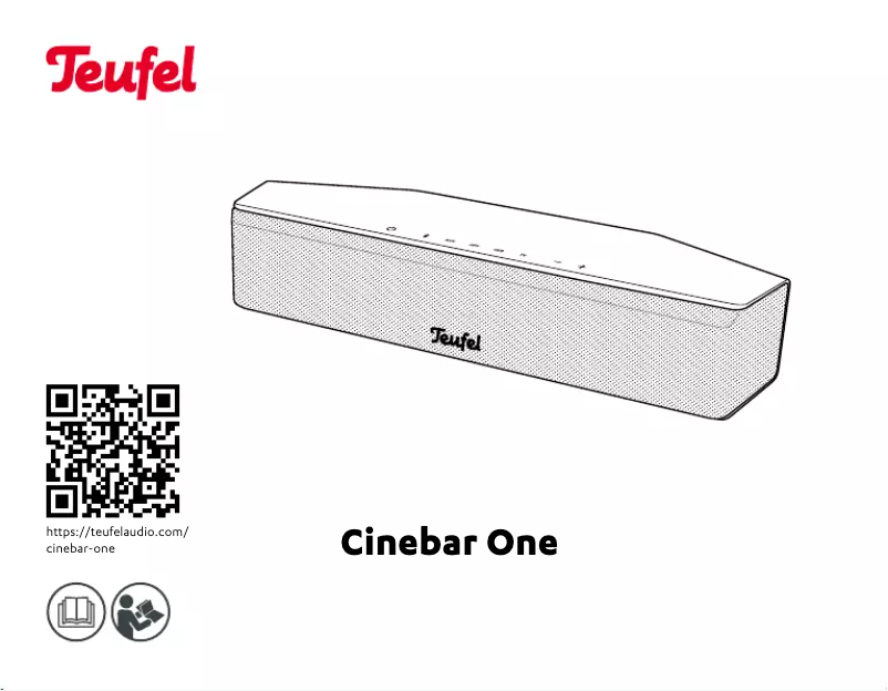 Image de la première page du manuel de l'appareil Cinebar One+