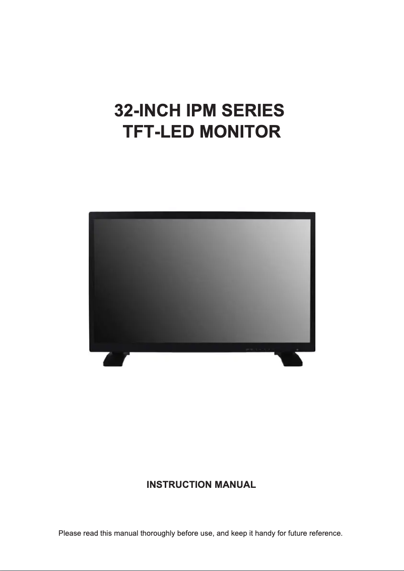 Image de la première page du manuel de l'appareil VZ-32IPM