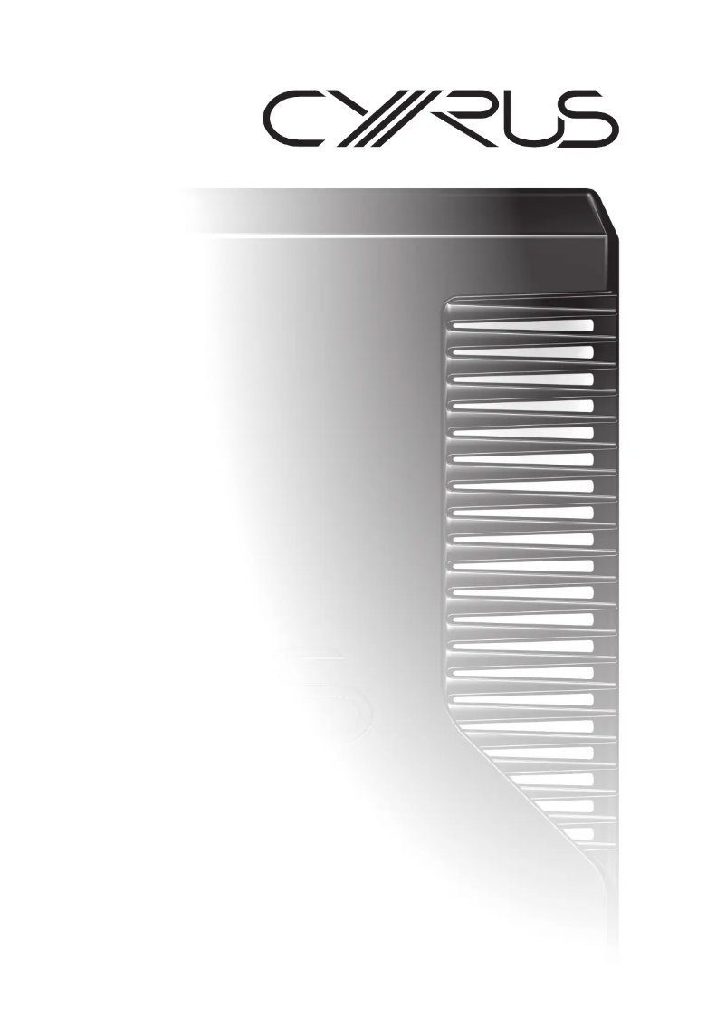 Image de la première page du manuel de l'appareil CDi