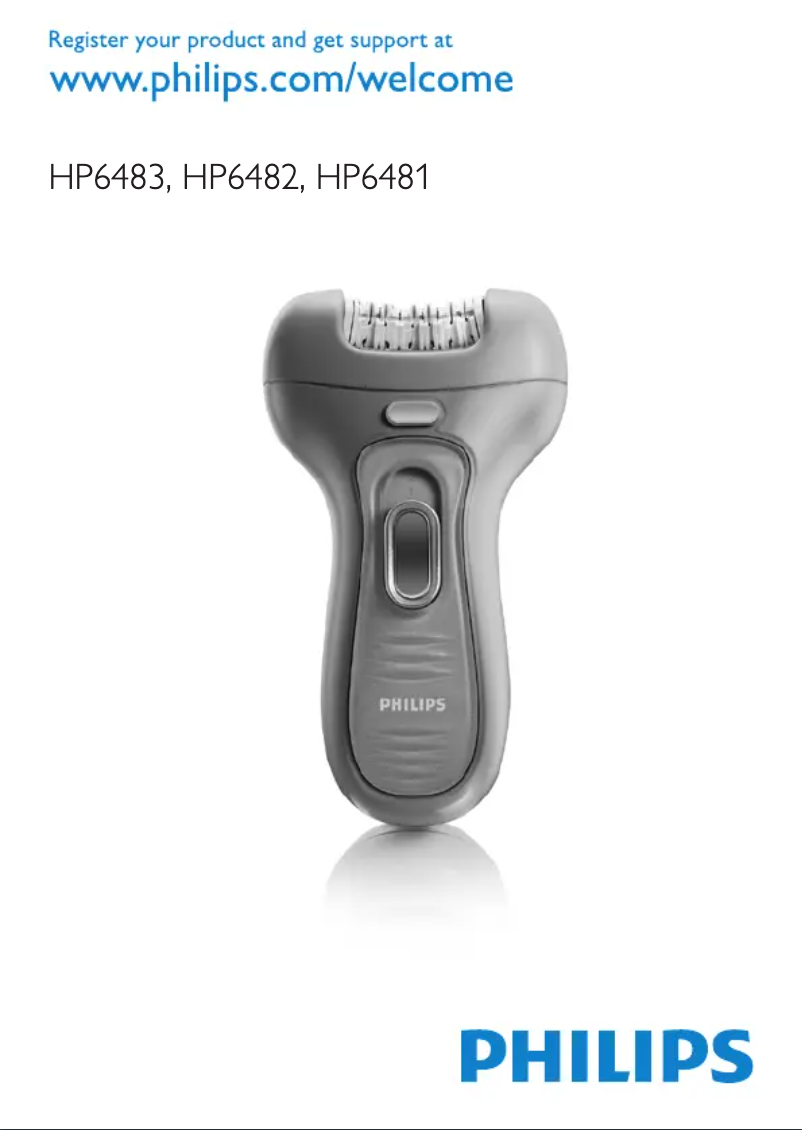 Página 1 del manual Manual de usuario Philips Satinelle HP6483
