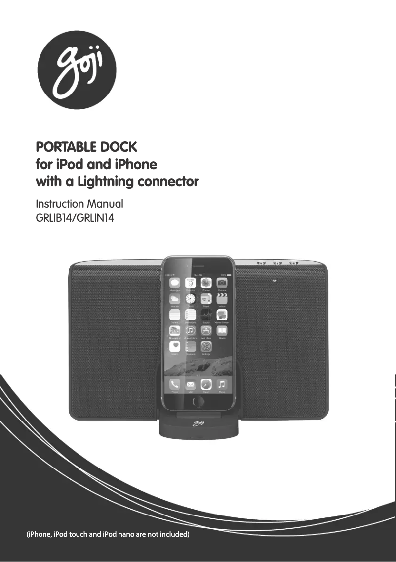 Image de la première page du manuel de l'appareil GRLIB14