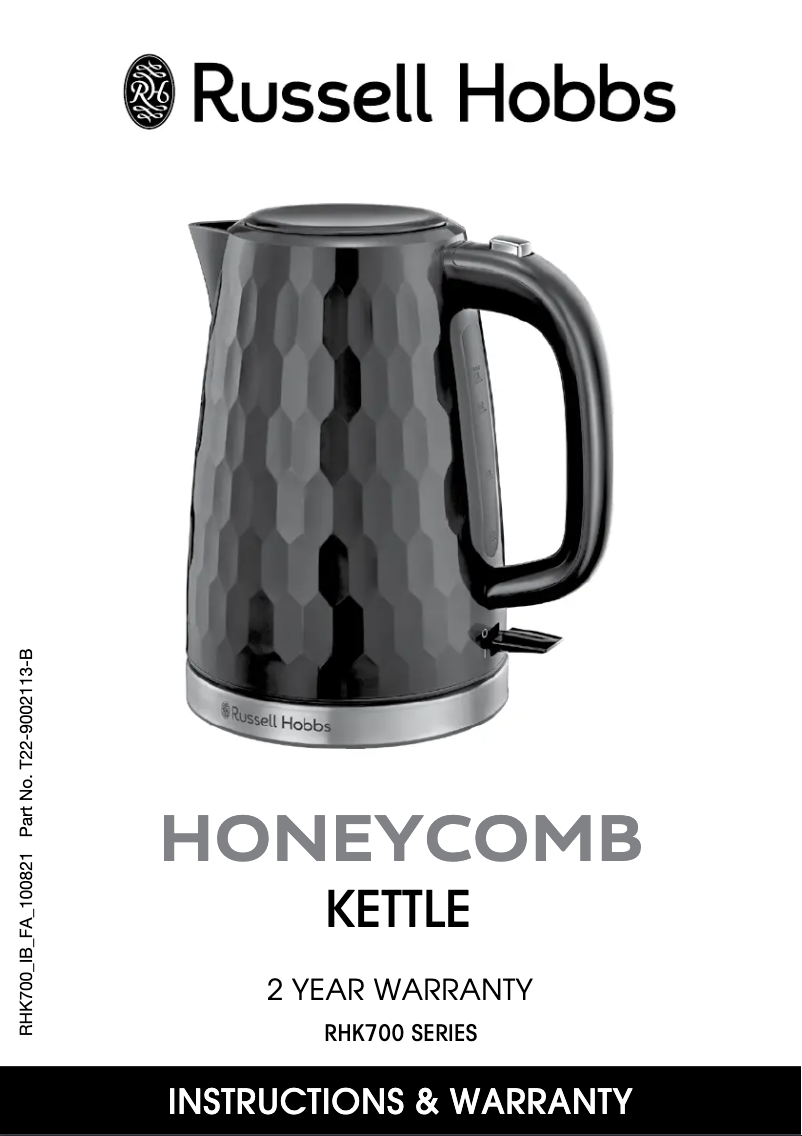 Página 1 del manual Manual de usuario Russell Hobbs Honeycomb RHK700