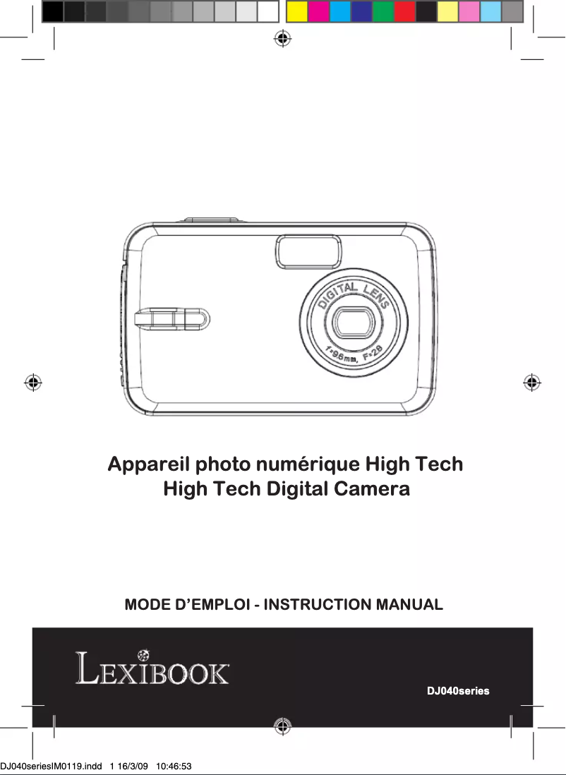 Página 1 del manual Manual de usuario Lexibook DJ040SP