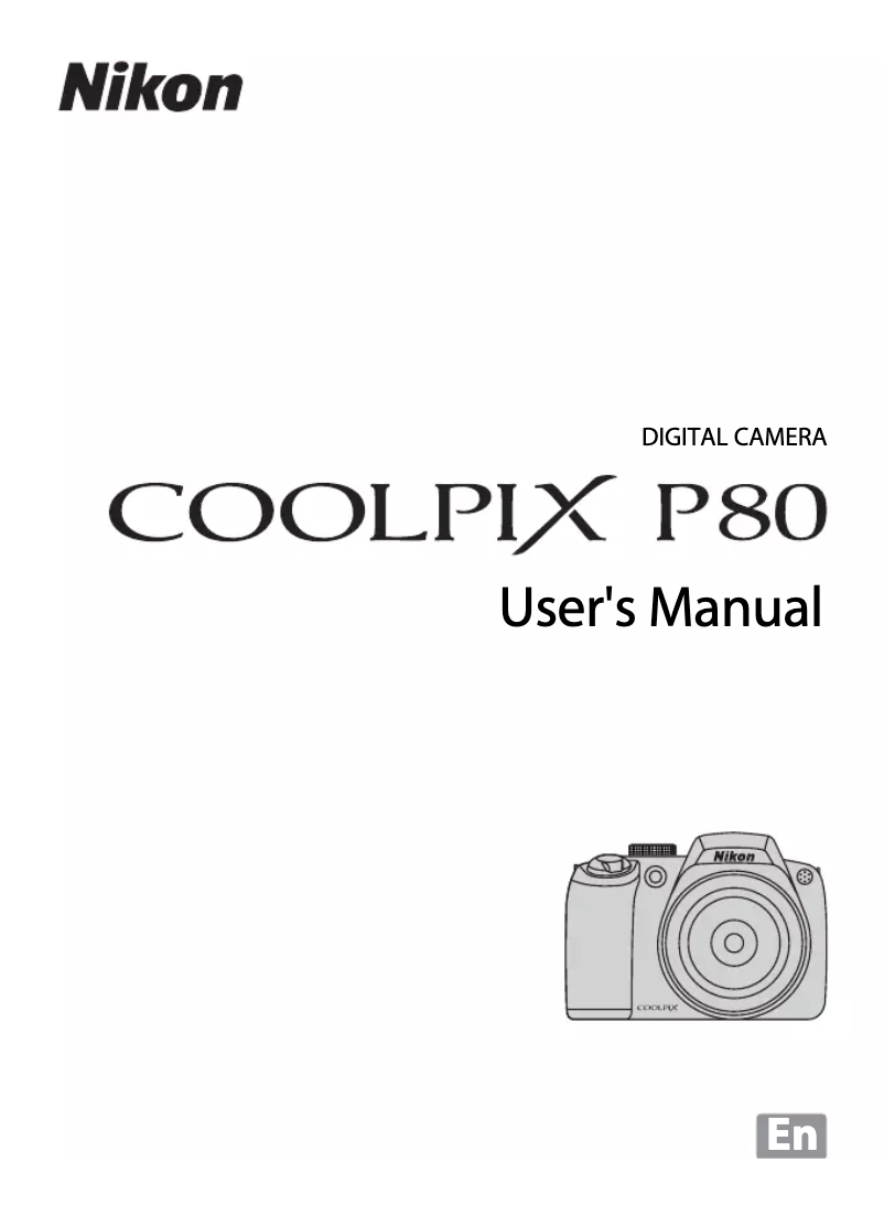 Page n°1 - Manuel utilisateur Nikon Coolpix P80