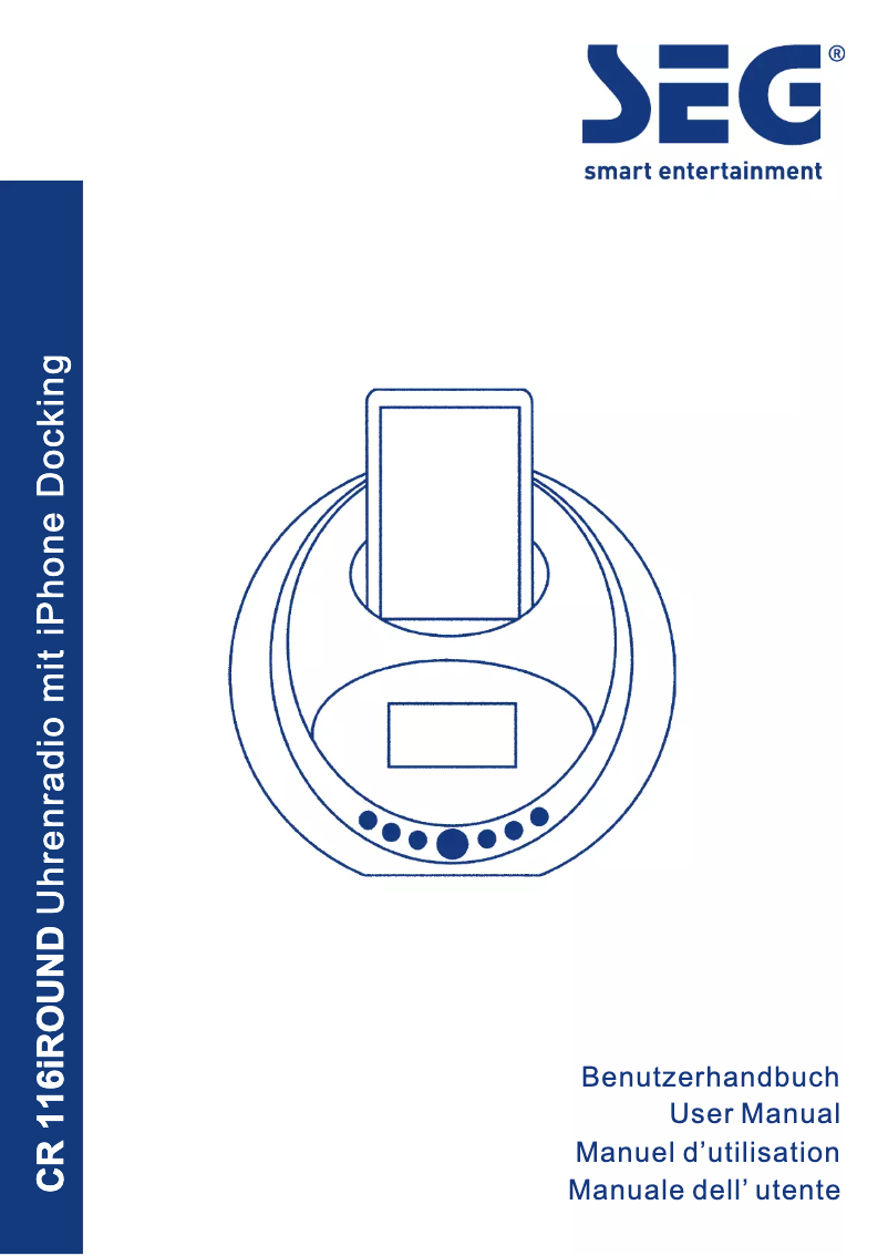 Page 1 of the manual User Manual SEG CR 116iROUND
