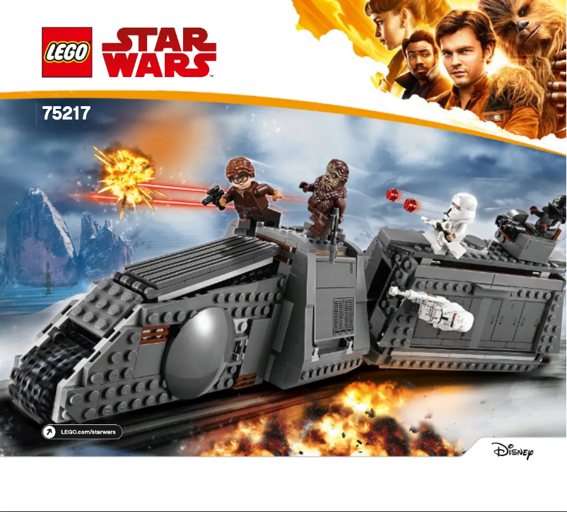 Page 1 de la notice Manuel utilisateur Lego Star Wars 75217