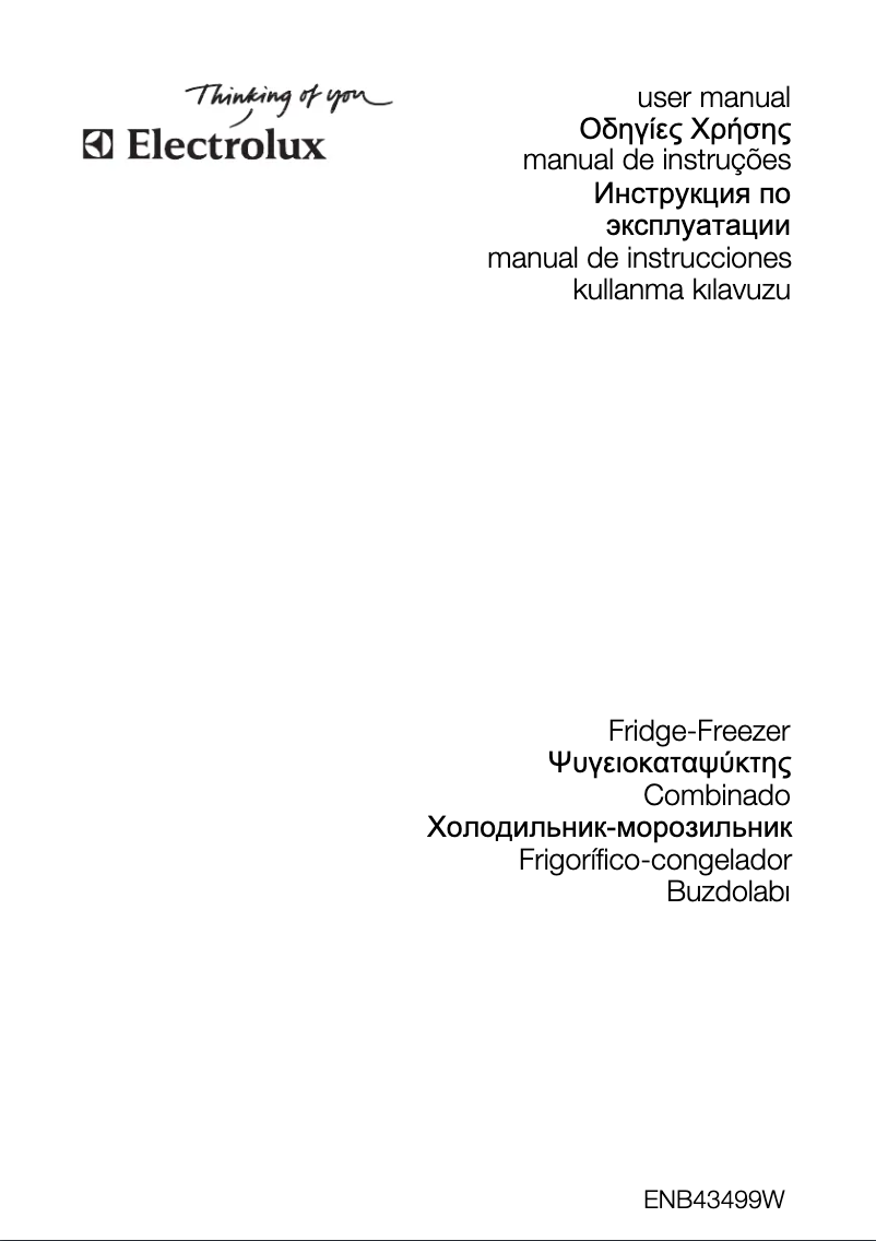 Page n°1 - Manuel utilisateur Electrolux ENB 43499 W