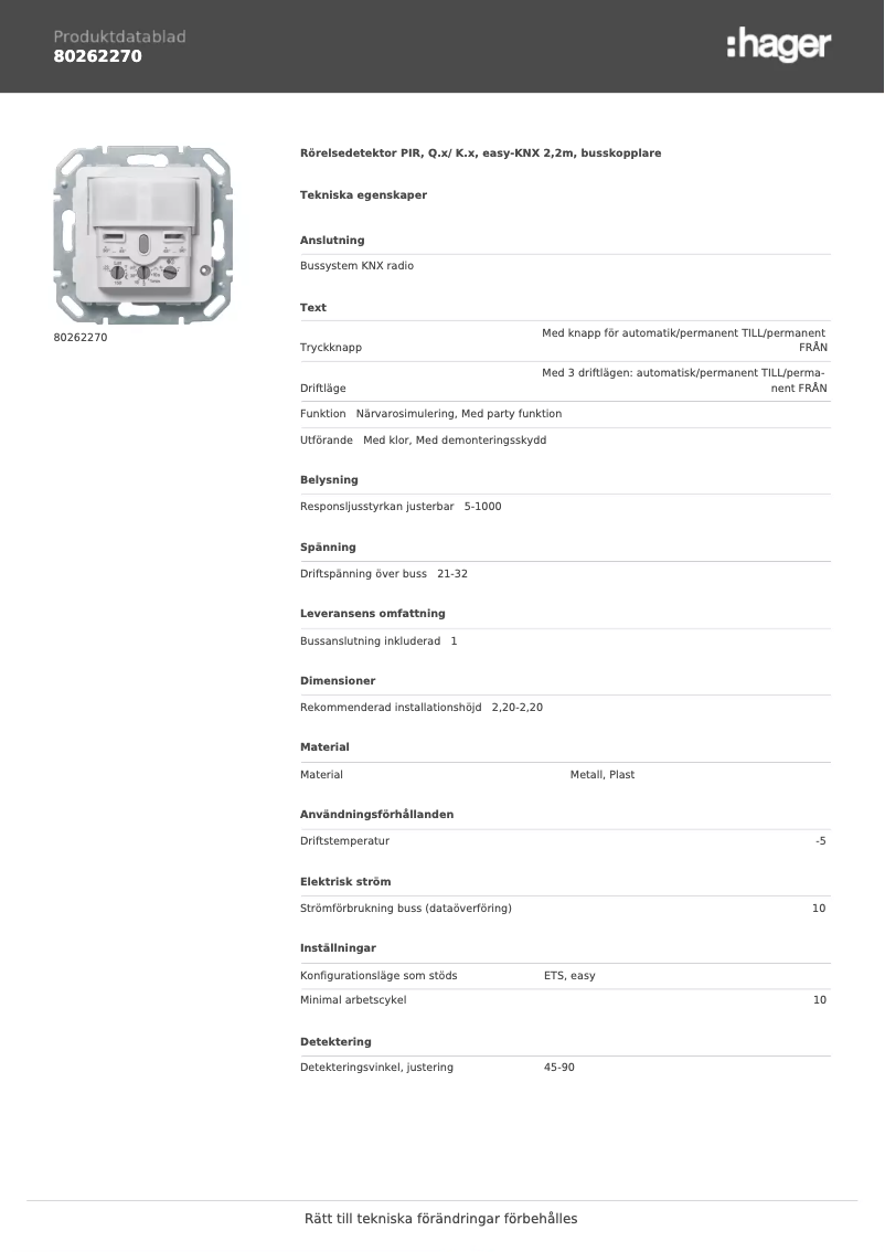 Image de la première page du manuel de l'appareil 80262270