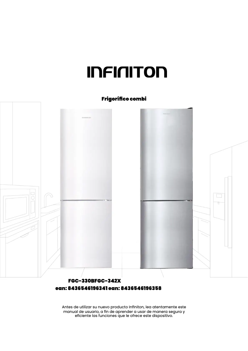 Page n°1 - Manuel utilisateur Infiniton FGC-342X