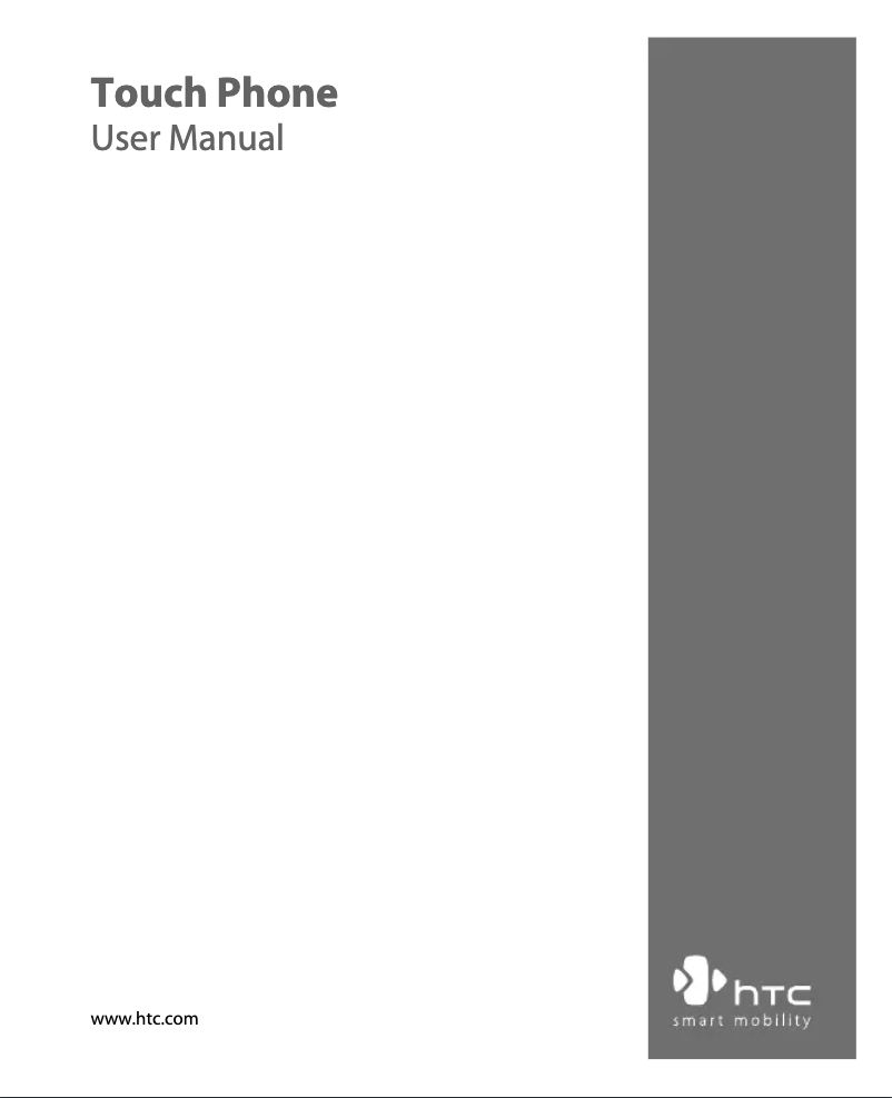 Page n°1 - Manuel utilisateur HTC Touch Phone