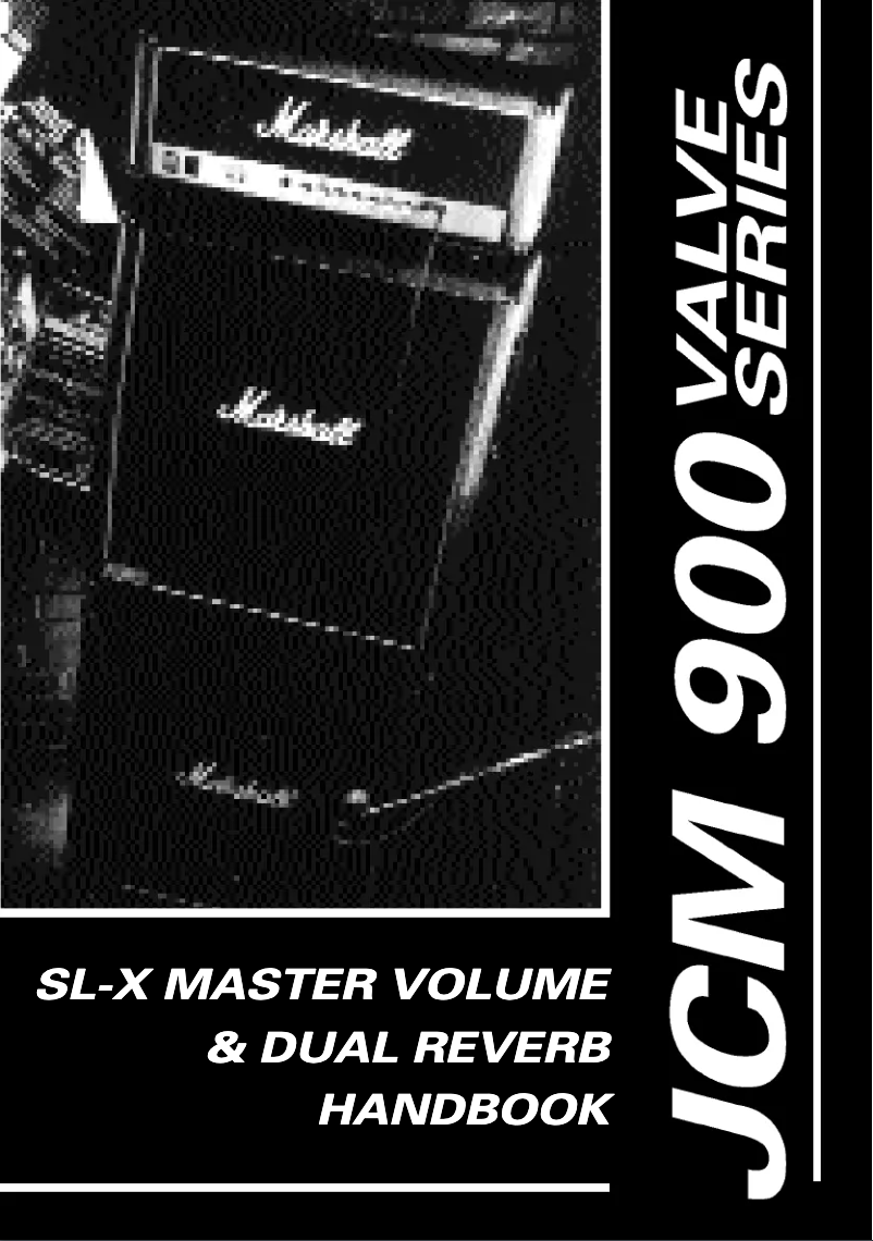 Image de la première page du manuel de l'appareil JCM 900 Valve series