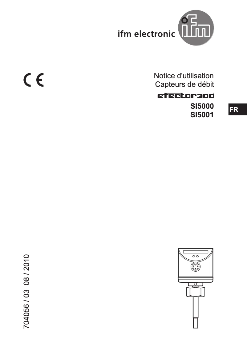 Image de la première page du manuel de l'appareil SI5000
