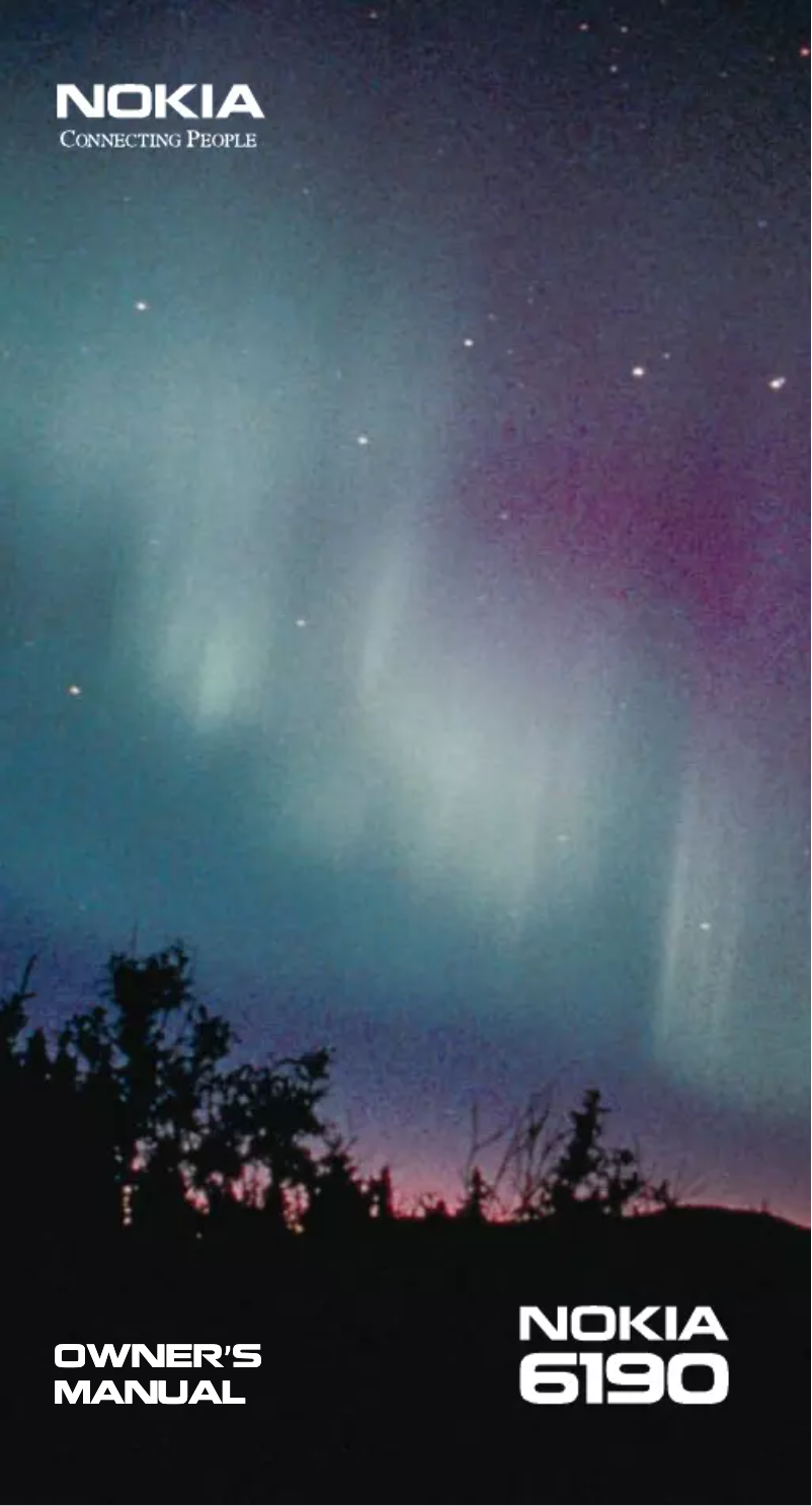 Página 1 del manual Manual de usuario Nokia 6190