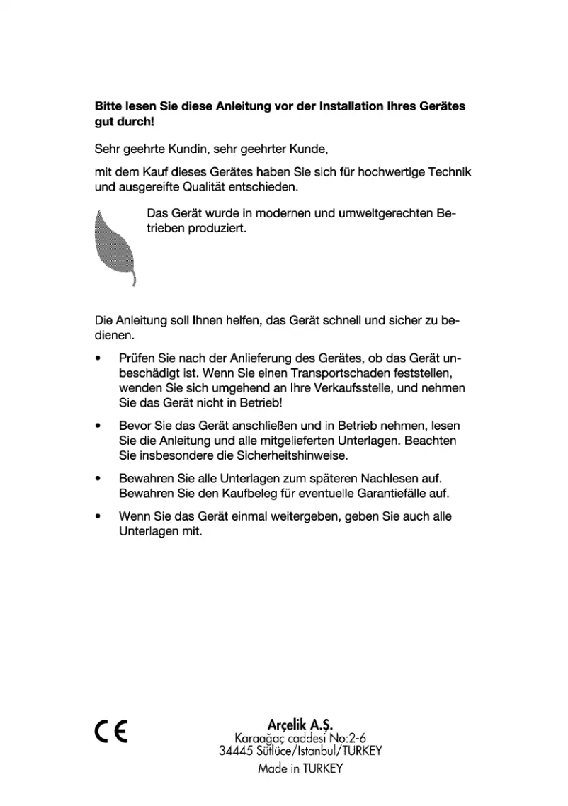 Page 1 de la notice Manuel utilisateur Blomberg BEO 9596 X