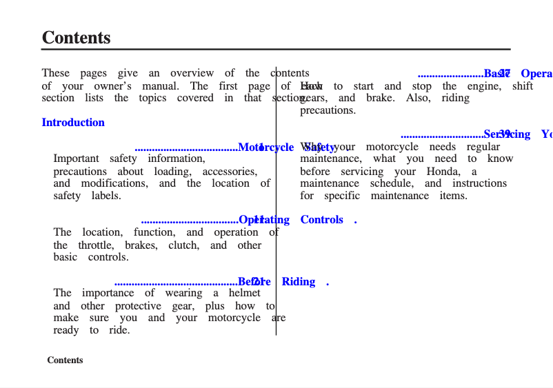 Página 1 del manual Manual de usuario Honda CRF230F (2013)