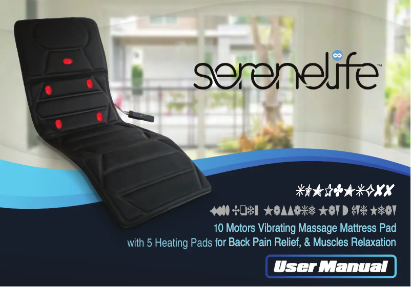 Page 1 de la notice Manuel utilisateur SereneLife SLMPDMSG88