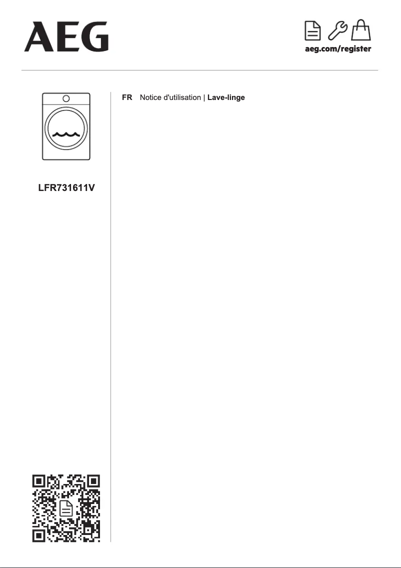 Image de la première page du manuel de l'appareil LFR731611V