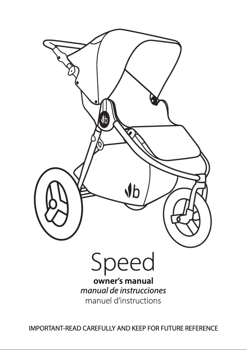 Page 1 de la notice Manuel utilisateur Bumbleride Speed (2024)