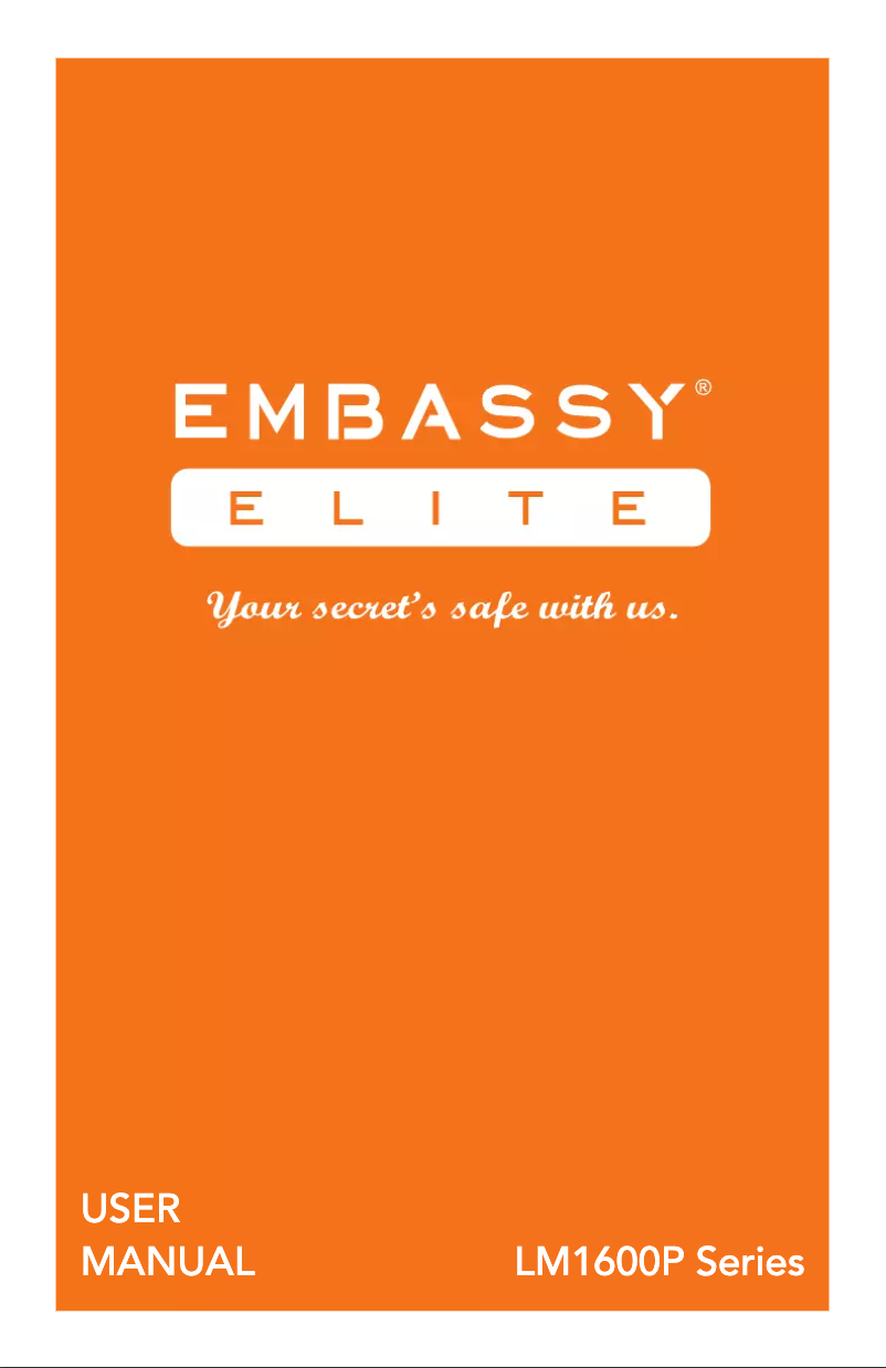 Image de la première page du manuel de l'appareil LM1600P