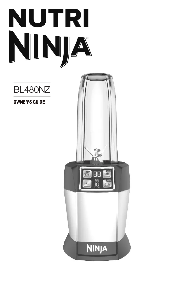 Página 1 del manual Manual de usuario Ninja BL480NZ