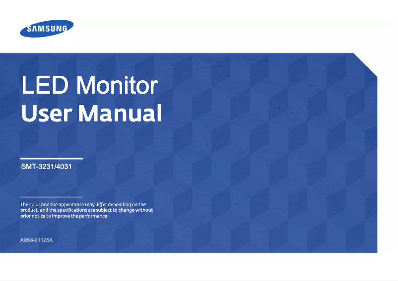 Page n°1 - Manuel utilisateur Hanwha SMT-3231