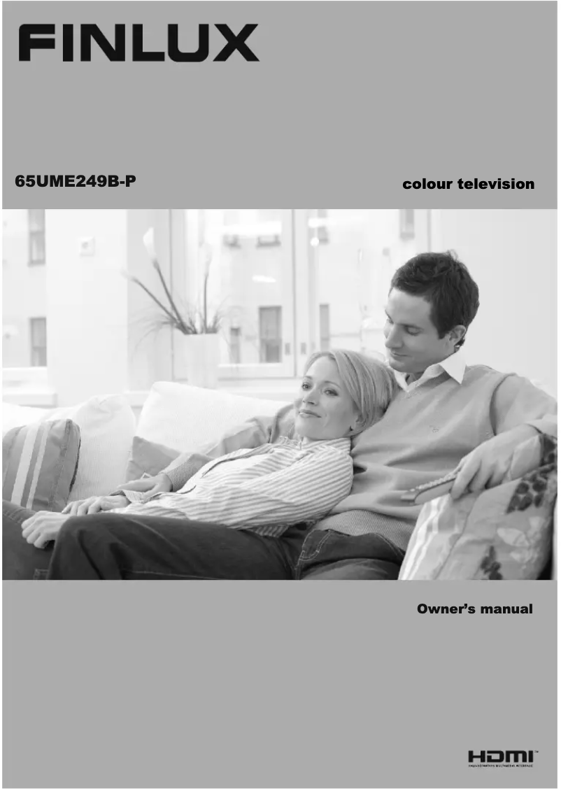 Page n°1 - Manuel utilisateur Finlux 65UME249B-P