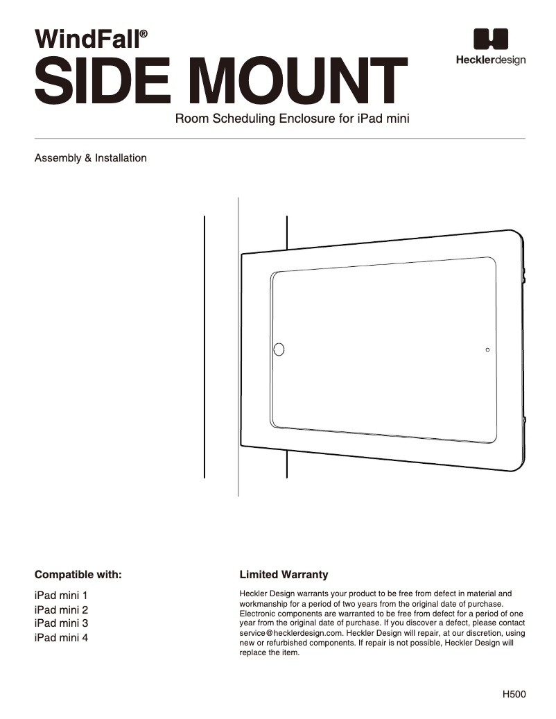 Image de la première page du manuel de l'appareil WindFall