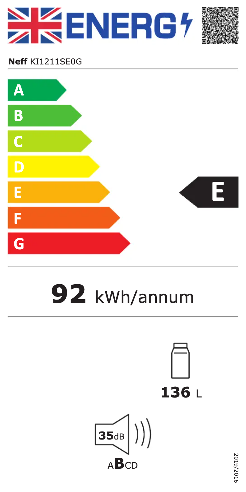 Page n°1 - Label énergétique Neff N 30