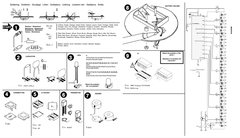 Image de la première page du manuel de l'appareil MK119