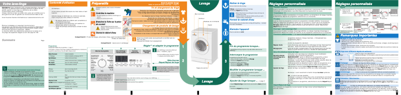 Page n°1 - Manuel utilisateur Siemens WM14E463FG