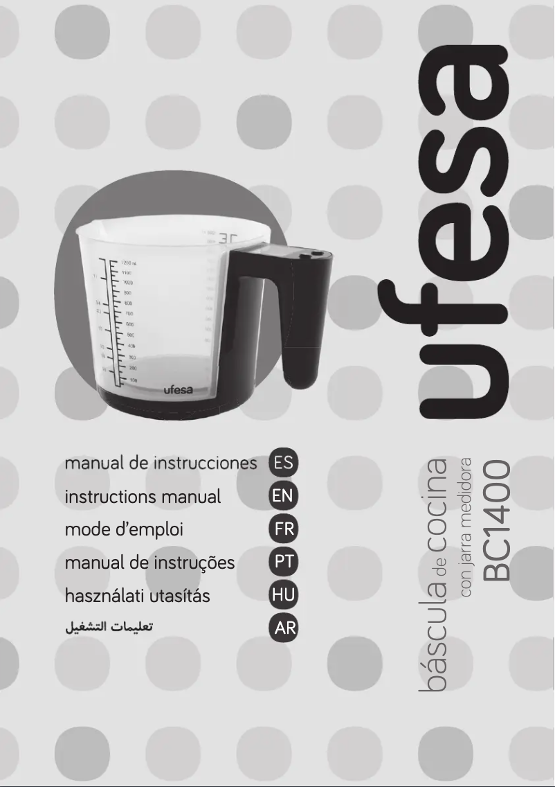 Page n°1 - Manuel utilisateur Ufesa BC1400