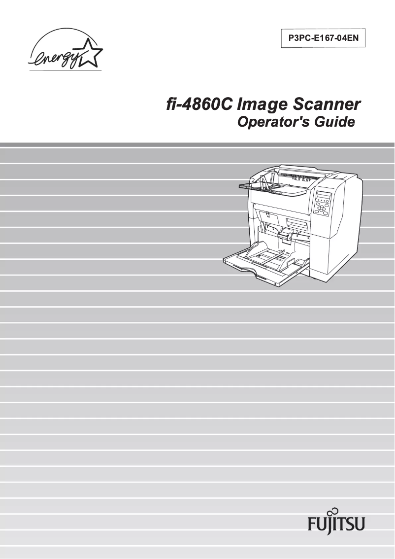Page n°1 - Manuel utilisateur Fujitsu fi-4860C