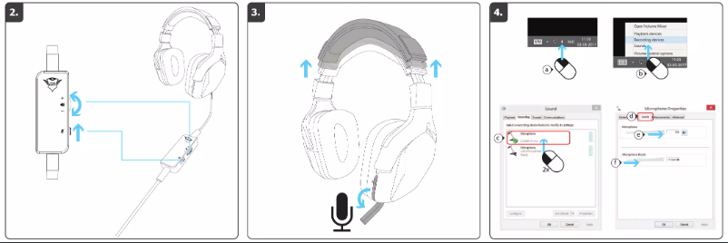 Page n°1 - Manuel utilisateur Trust Creon GXT 345