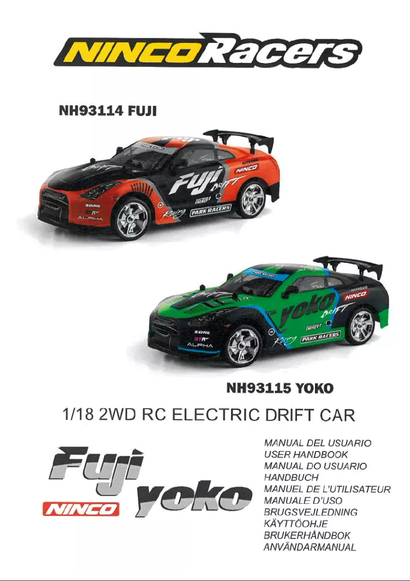 Page 1 de la notice Manuel utilisateur NINCO Fuji