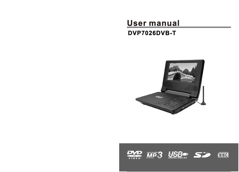 Page n°1 - Manuel utilisateur Salora DVP7026DVBT