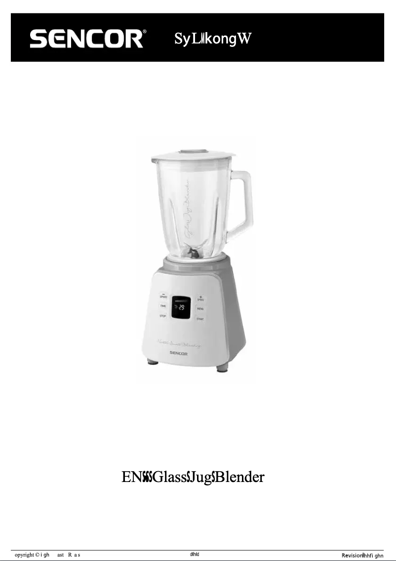 Page 1 de la notice Manuel utilisateur Sencor SBL 4870WH